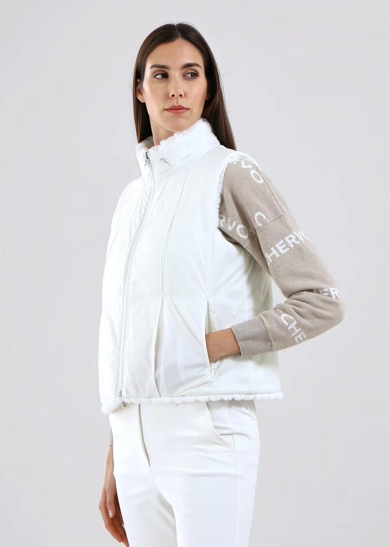 Veste Sans manche Export Blanc Femme
