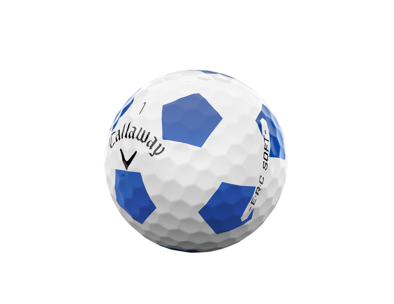 12 Balles de golf ERC Soft Truvis Blue