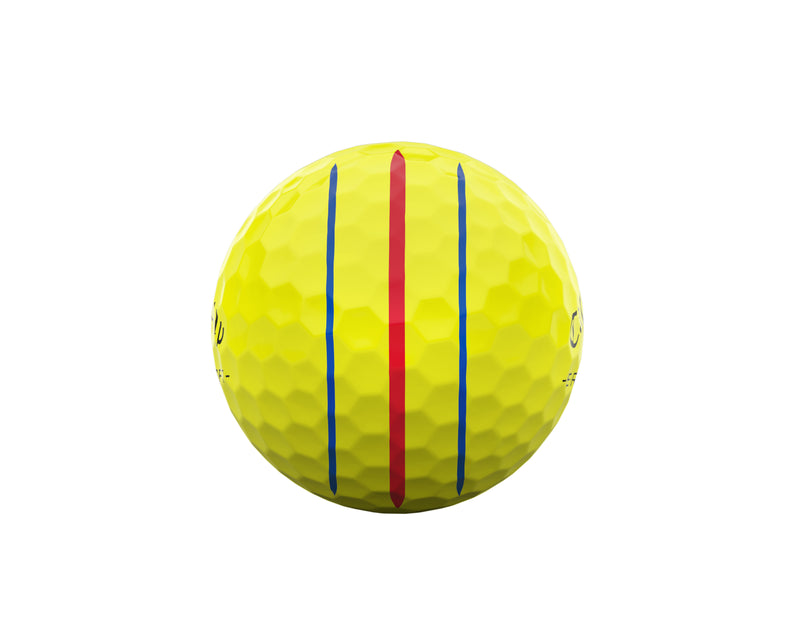 12 Balles de golf ERC Soft Yellow Triple Track