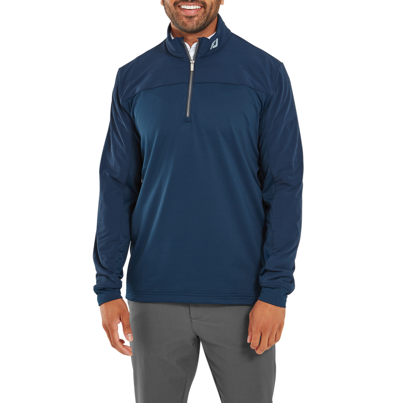 Pullover hybride 1/4 Zip ThermoSeries Marine Homme