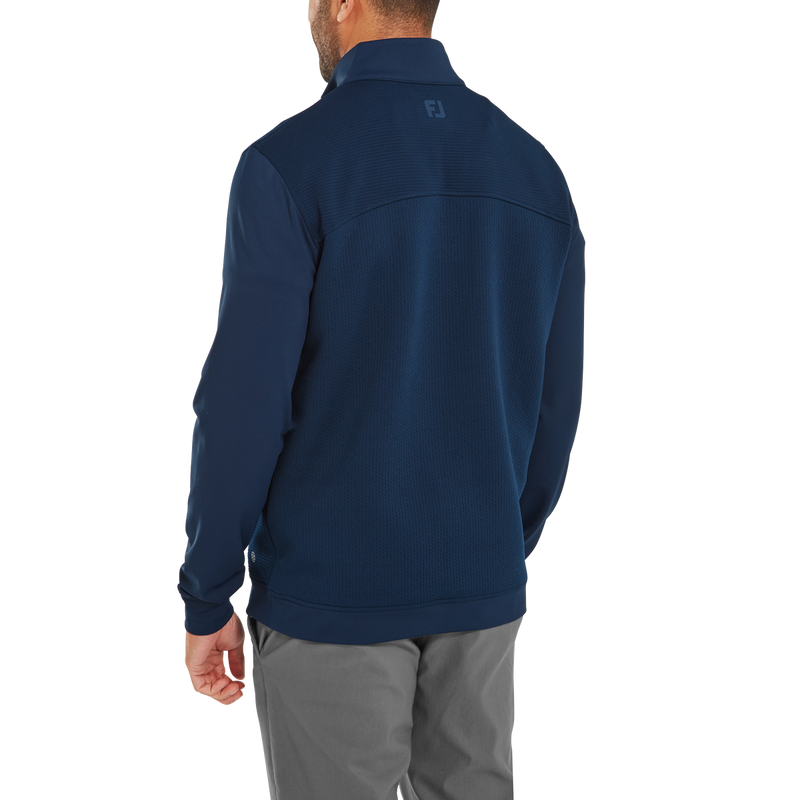 Pullover Ottoman 1/4 Zip ThermoSeries Marine Homme
