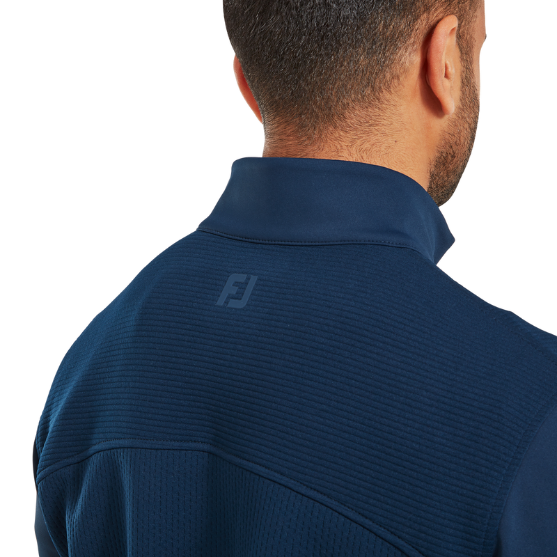 Pullover Ottoman 1/4 Zip ThermoSeries Marine Homme