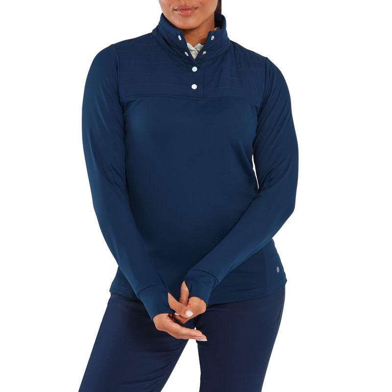 Pullover hybride ThermoSeries Marine Femme