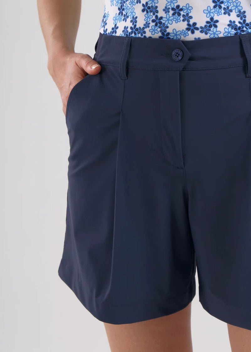 Short Gol Navy Femme