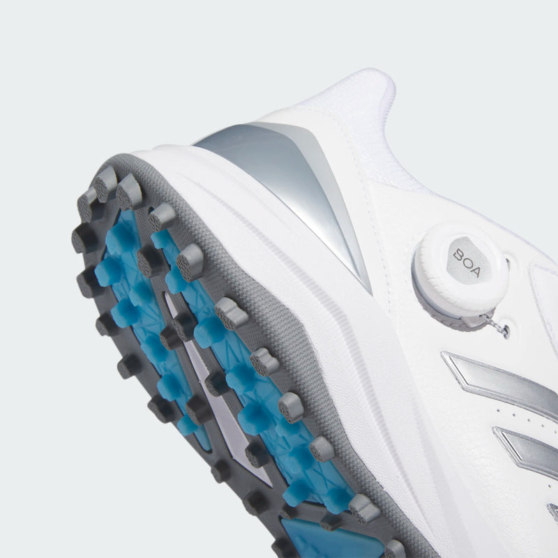 Solarmotion BOA Spikeless Cloud White/Silver Metallic/Blue Burst Homme