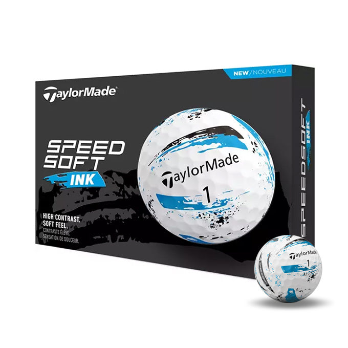 12 Balles de golf SpeedSoft INK Blue