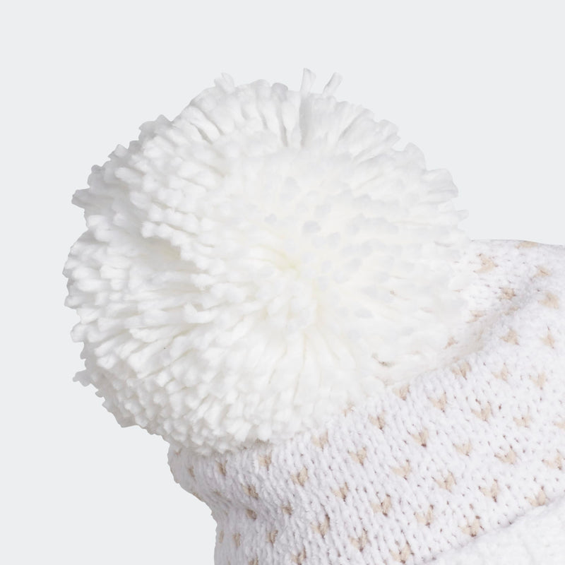 Bonnet Pom Beanie White Femme