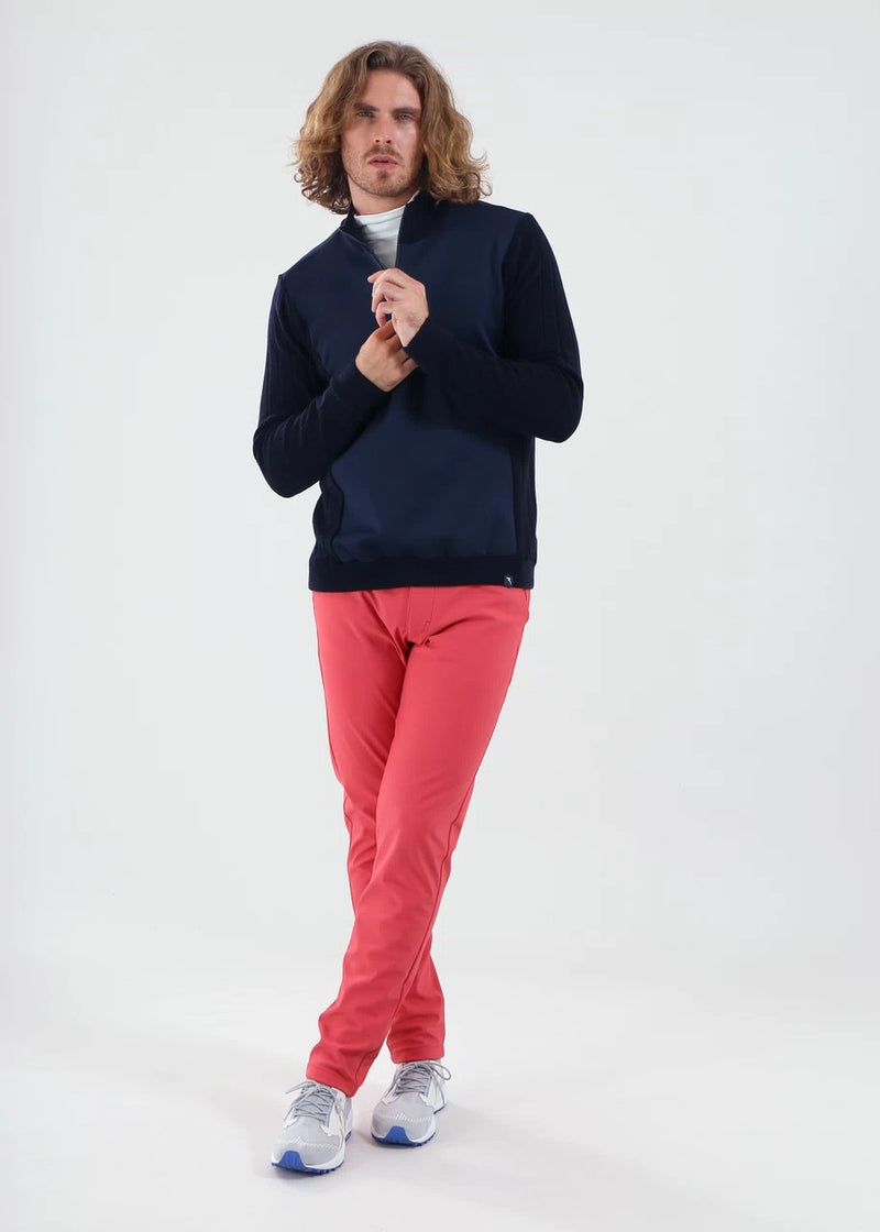 Pull 1/4 Zip Nautico Bleu Homme