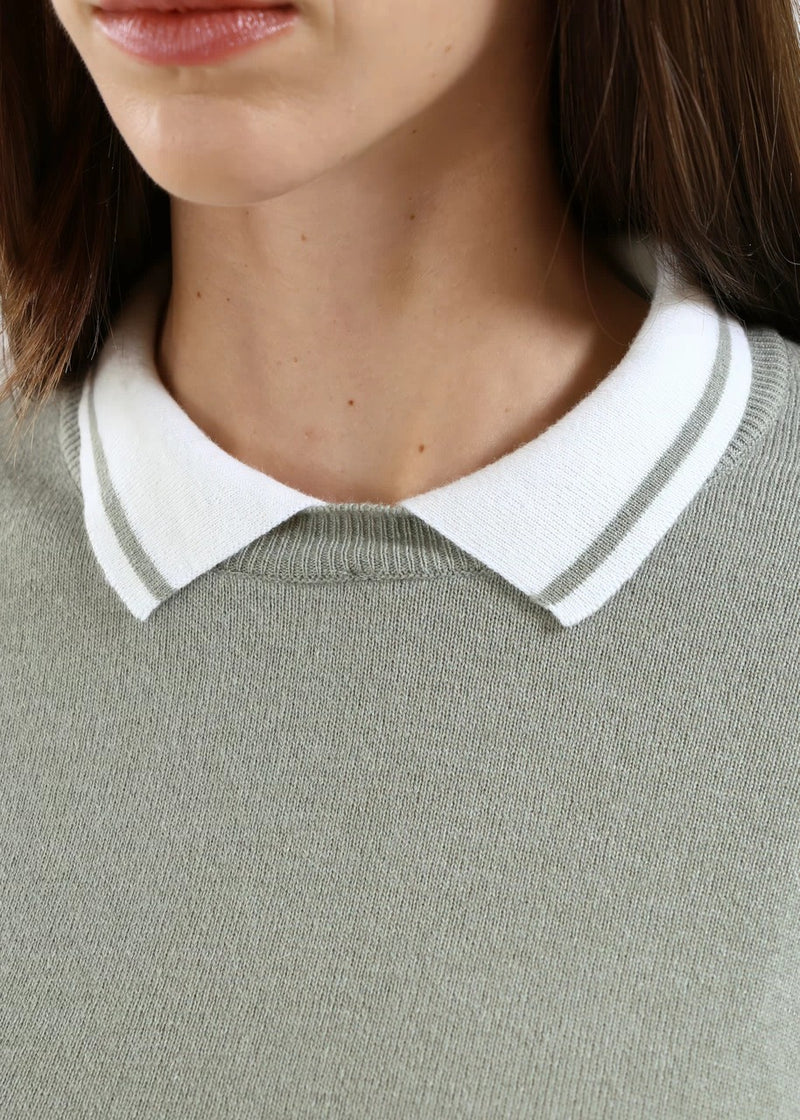 Pull Nose Kaki Femme