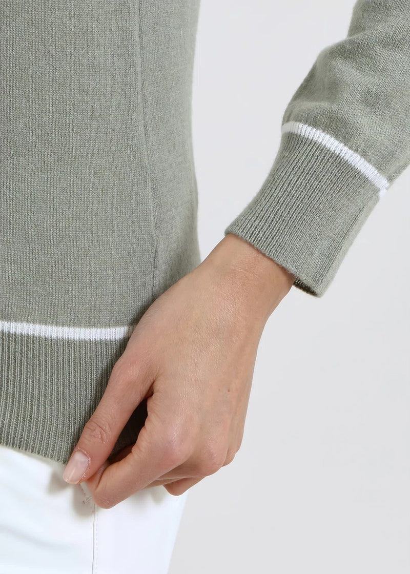 Pull Nose Kaki Femme