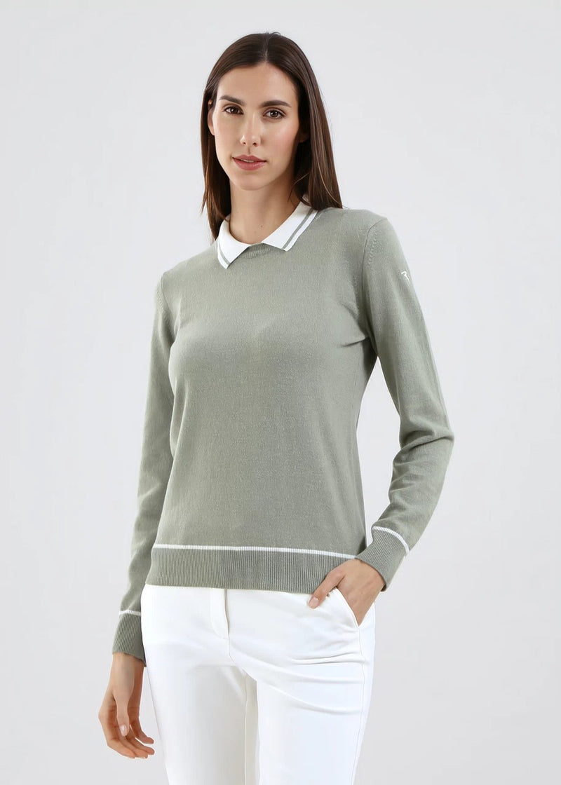 Pull Nose Kaki Femme
