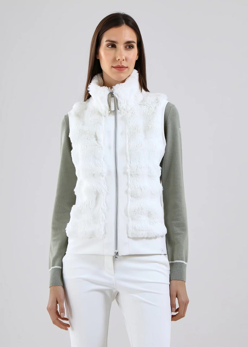 Veste Sans manche Paid Blanc Femme
