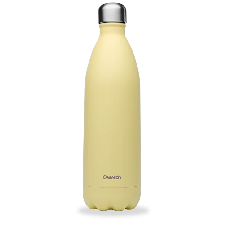 Bouteille Isotherme Inox Pastel Citron Givré 1L