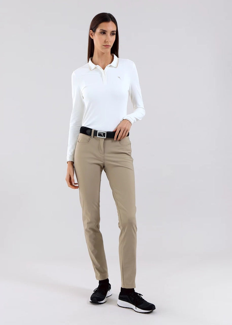 Pantalon Singolo Beige Femme