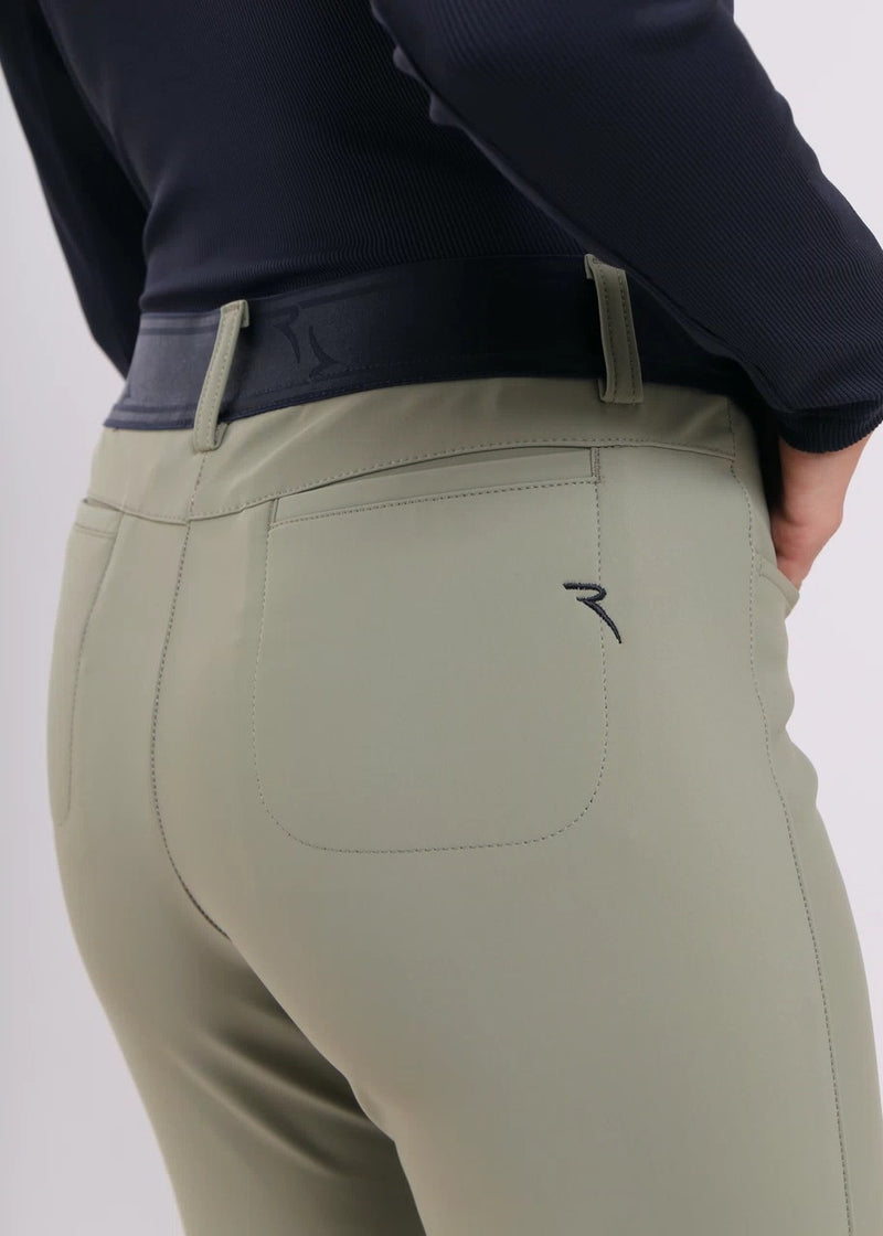 Pantalon Singolo Kaki Femme