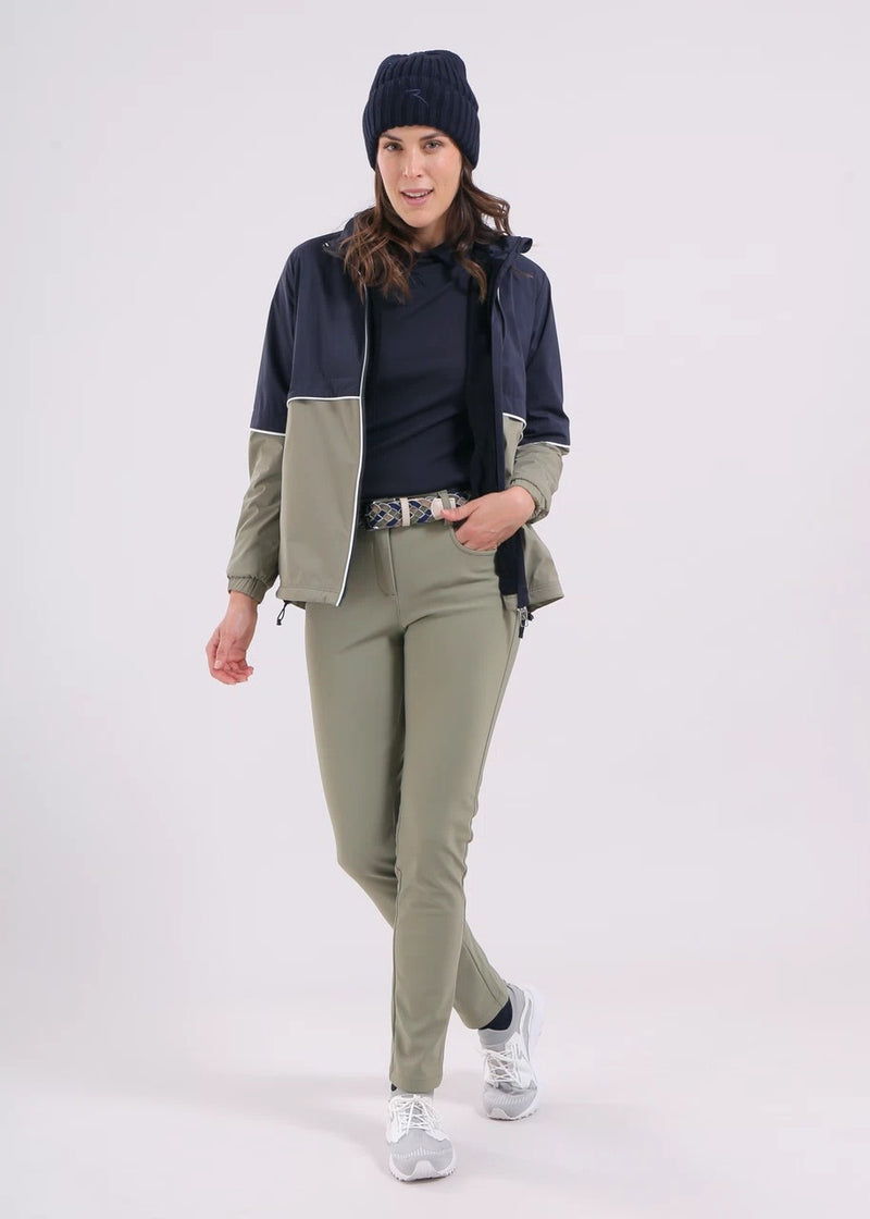 Pantalon Singolo Kaki Femme