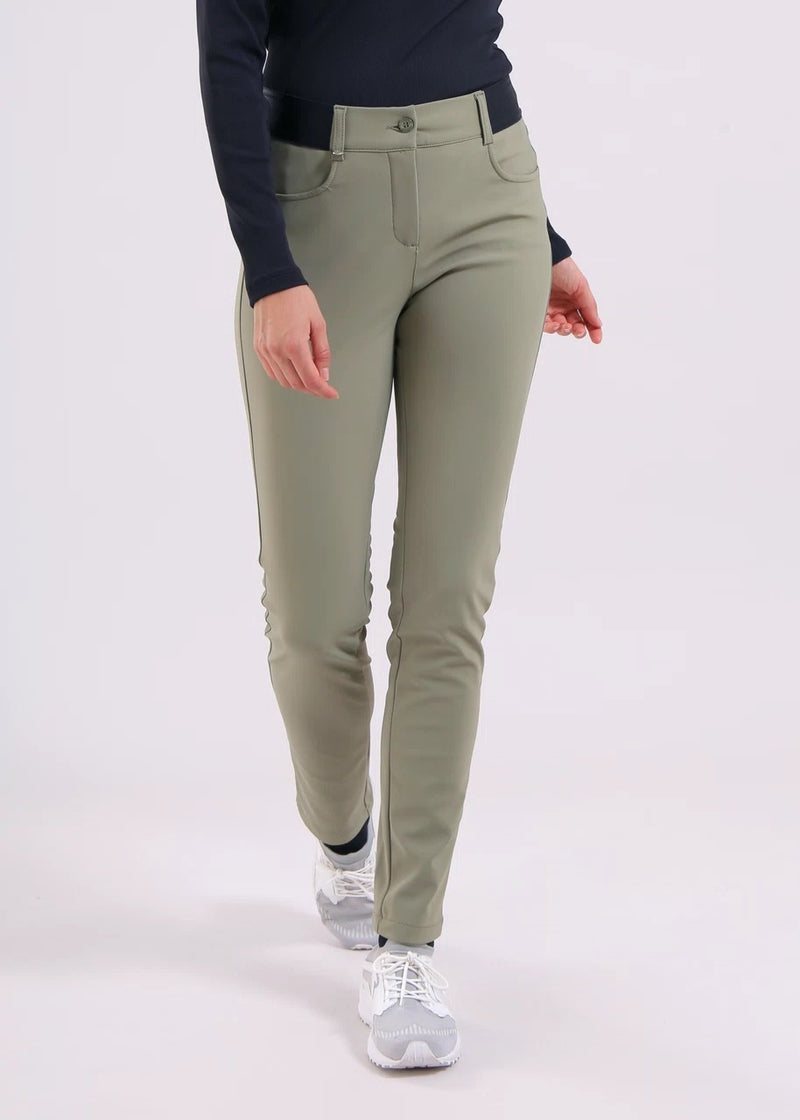 Pantalon Singolo Kaki Femme