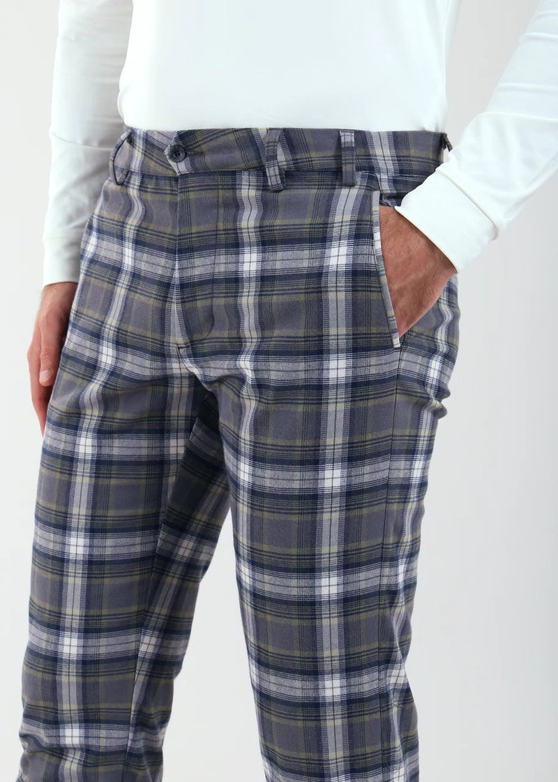 Pantalon Sindaco Navy/Grey Homme