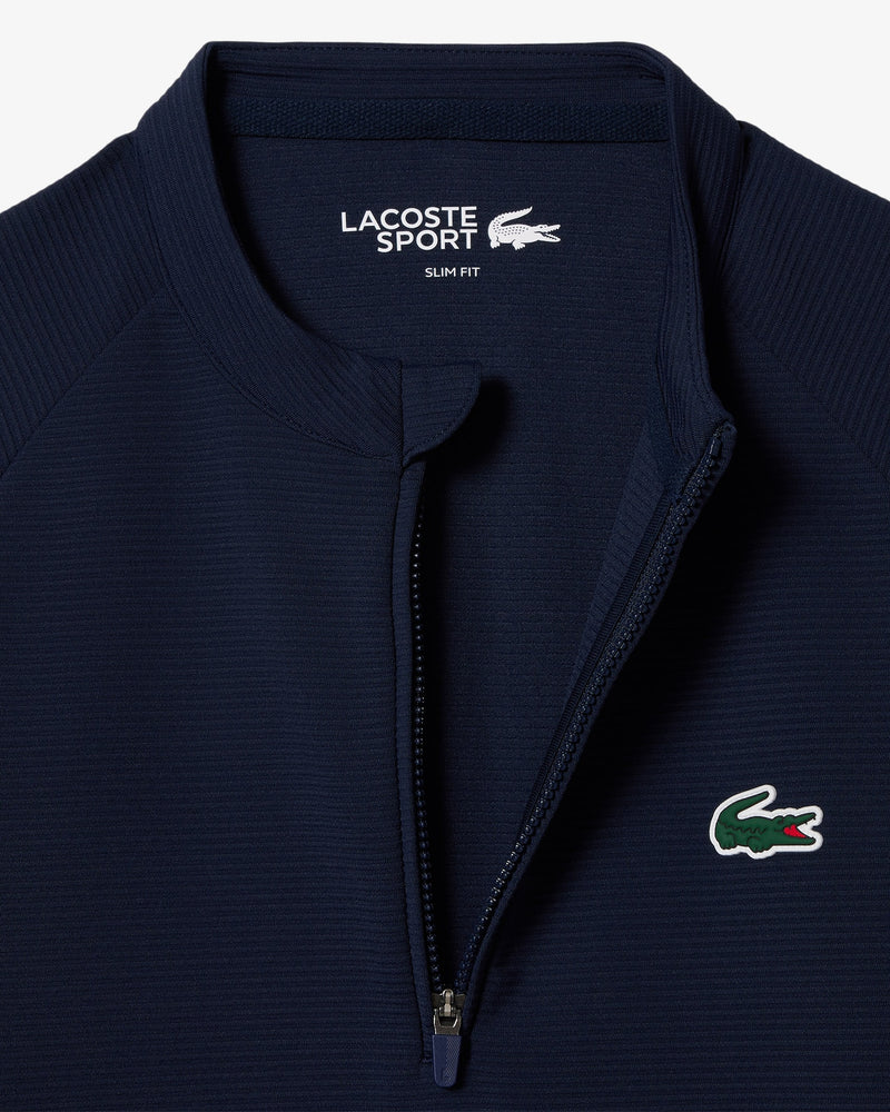 Midlayer 1/4 Zip Sport Bleu Nuit Femme