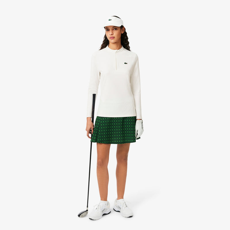 Midlayer 1/4 Zip Sport Blanc Femme