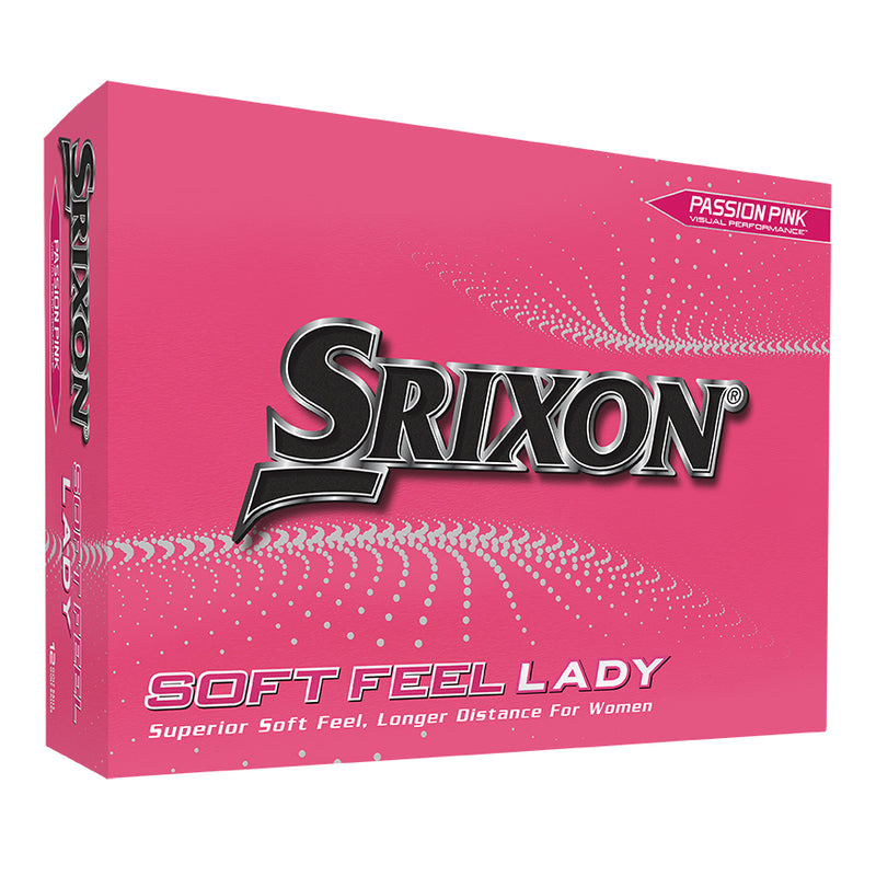 12 Balles de golf Soft Feel Lady Pink