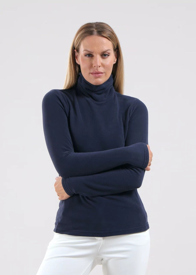 Pull col montant Traffic Navy Femme