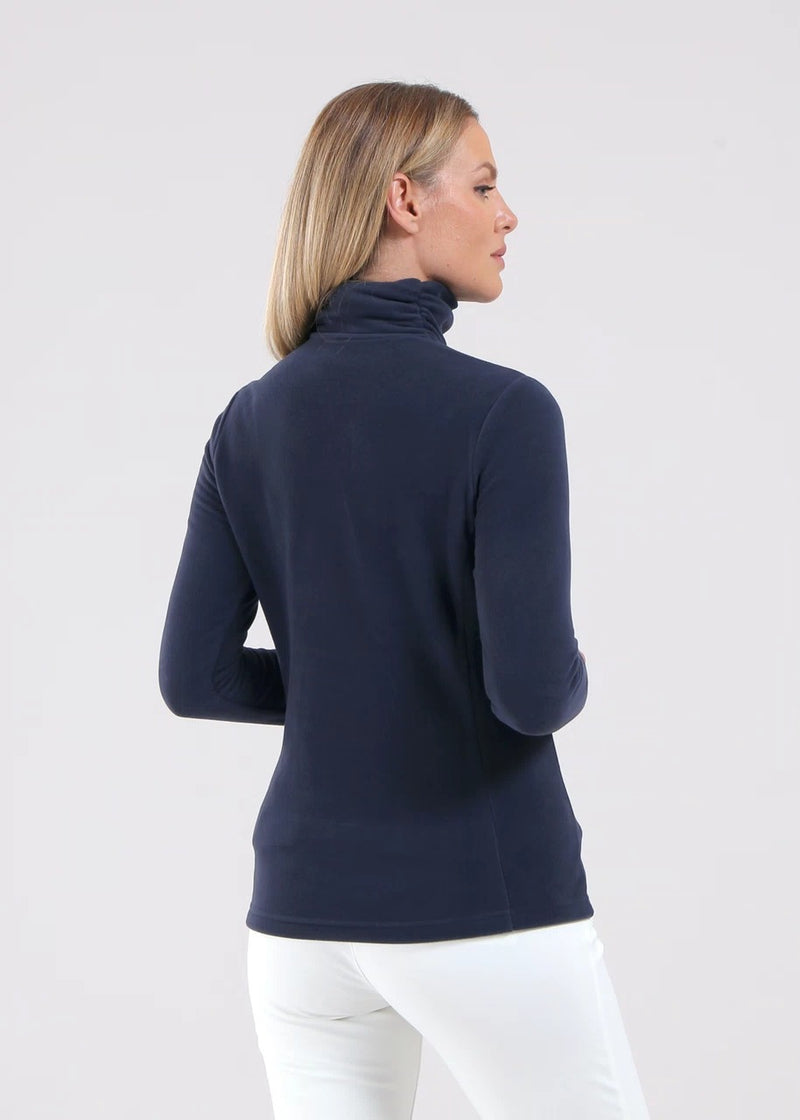 Pull col montant Traffic Navy Femme
