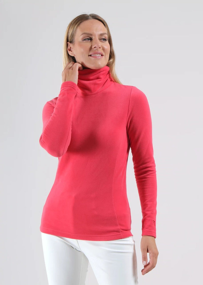 Pull col montant Traffic Rose Femme