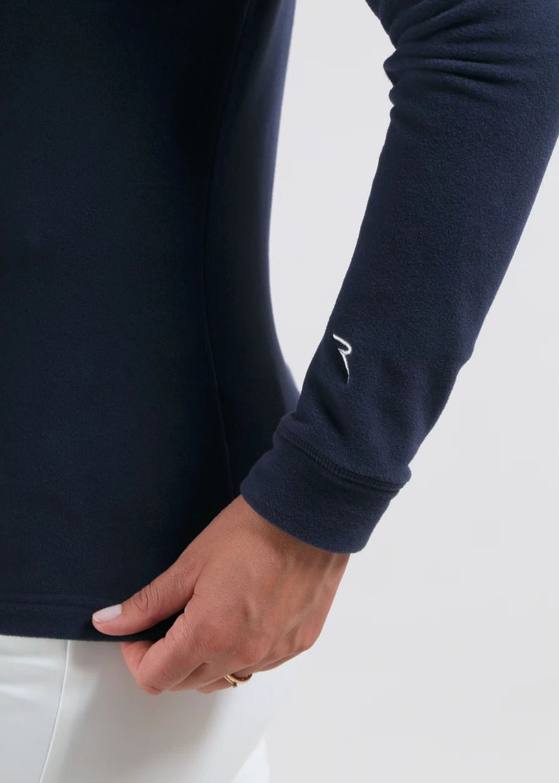 Pull 1/4 Zip Tentation Navy Femme