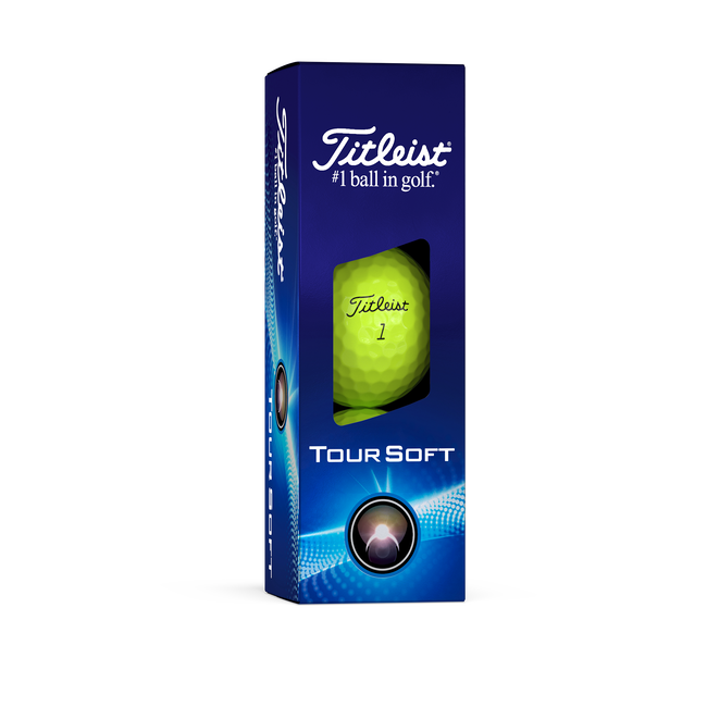 12 Balles de golf Tour Soft Yellow