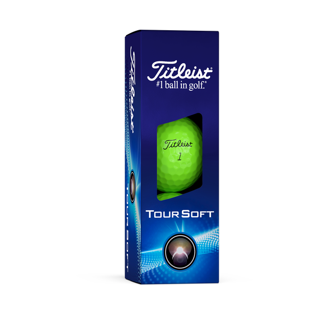 12 Balles de golf Tour Soft Green