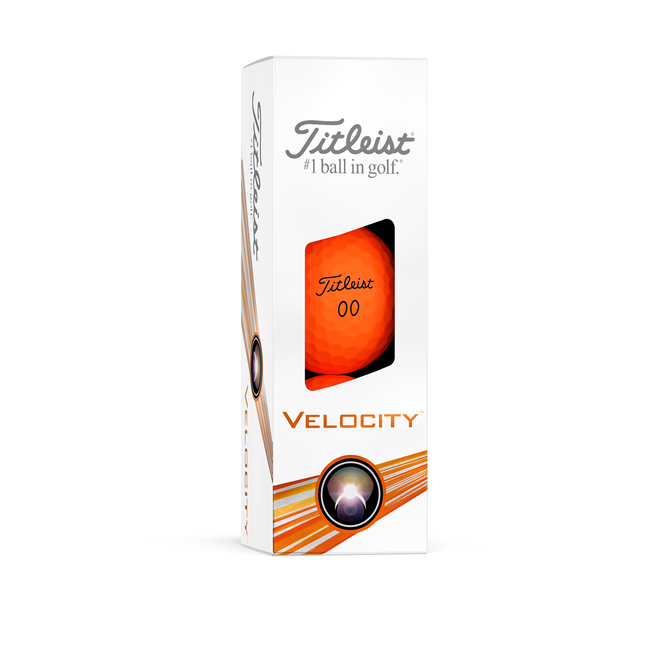 12 Balles de golf Velocity 4 Orange