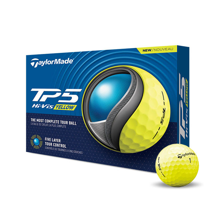 12 Balles de golf TP5 Jaune