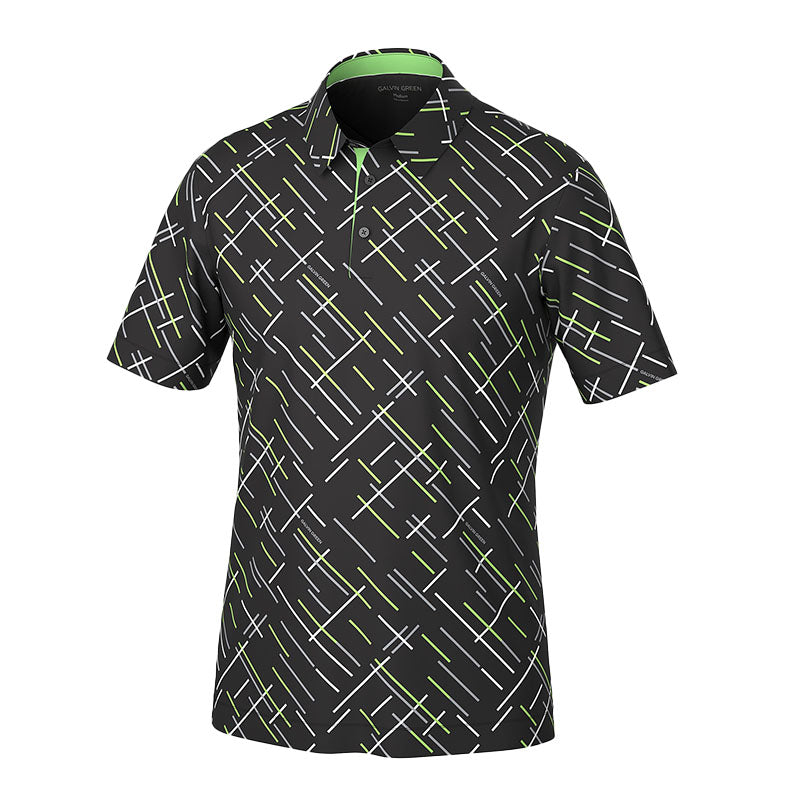 Polo Mathias Black Paradise Green Homme