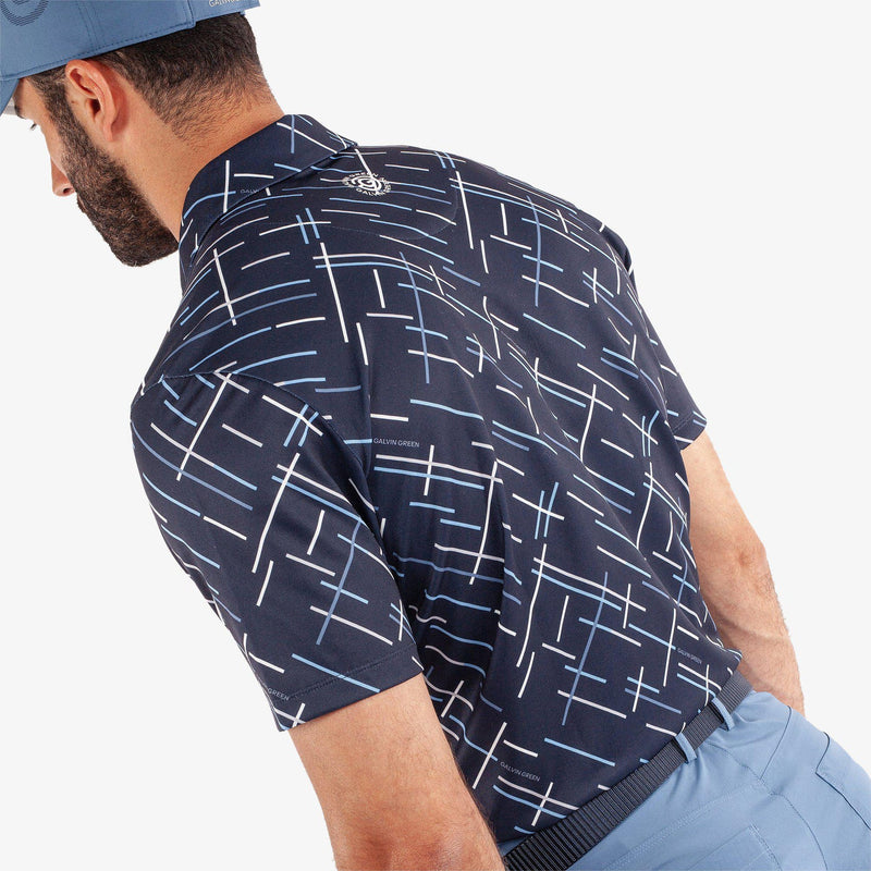Polo Mathias Navy Moonlight Blue Homme