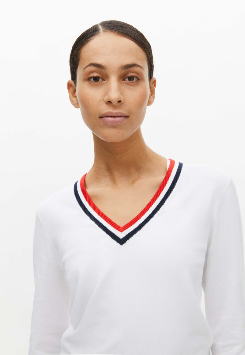 Pull Adele White Femme