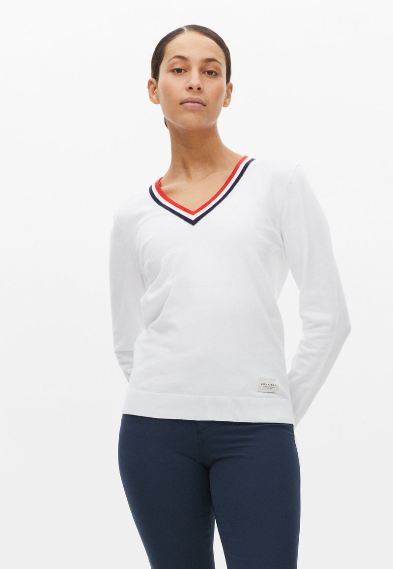 Pull Adele White Femme