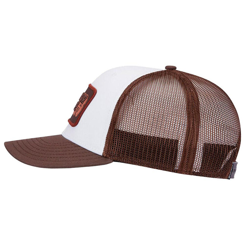 Casquette Lifestyle Retro Trucker Brown White