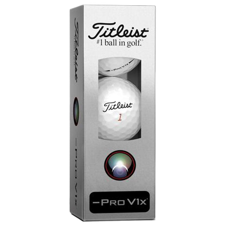 12 Balles de golf Pro V1x Left Dash White