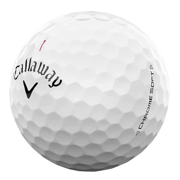 12 Balles de golf Chrome Soft White