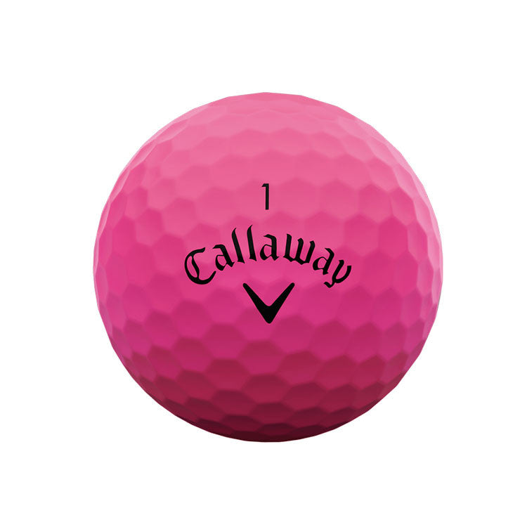 12 Balles de golf Supersoft Rose Mat