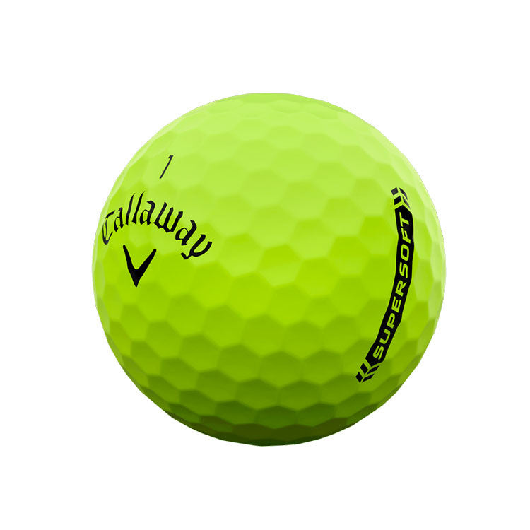 12 Balles de golf Supersoft Vert Mat