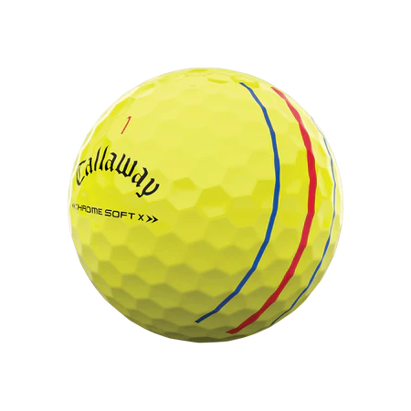 12 Balles de golf Chrome Soft X Triple Track