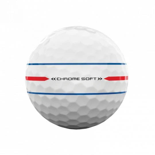 12 Balles de golf Chrome Soft 360 Triple Track 2023