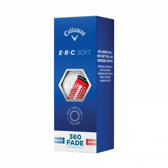 12 Balles de golf ERC Soft 360 Fade