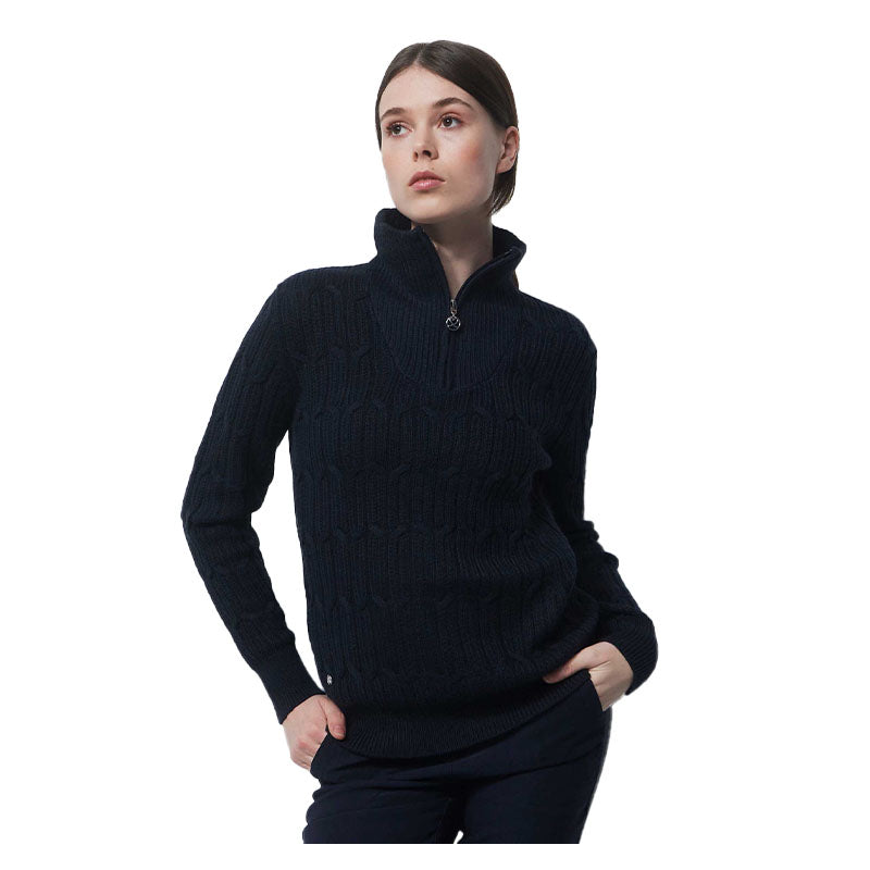 Pull Olivet Doublé Dark Blue Navy Femme