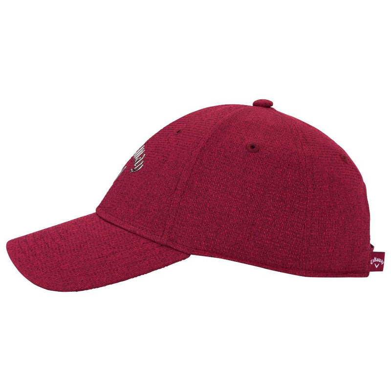 Casquette Ajustable Liquid Metal Bordeau Silver Femme