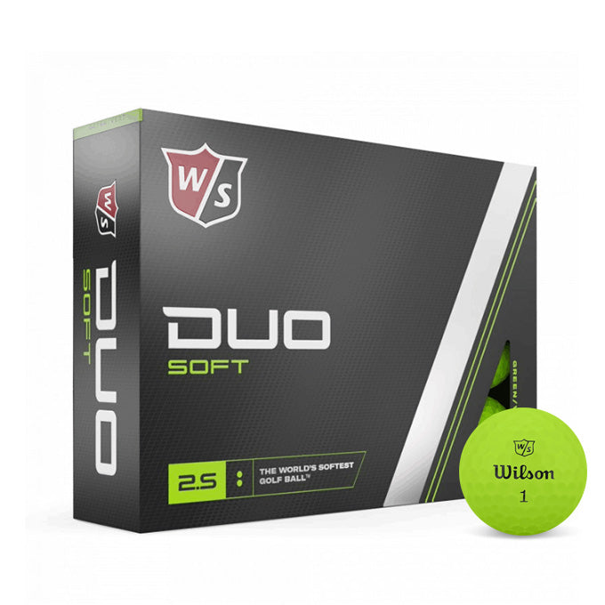 12 Balles de golf Duo Soft + Vert