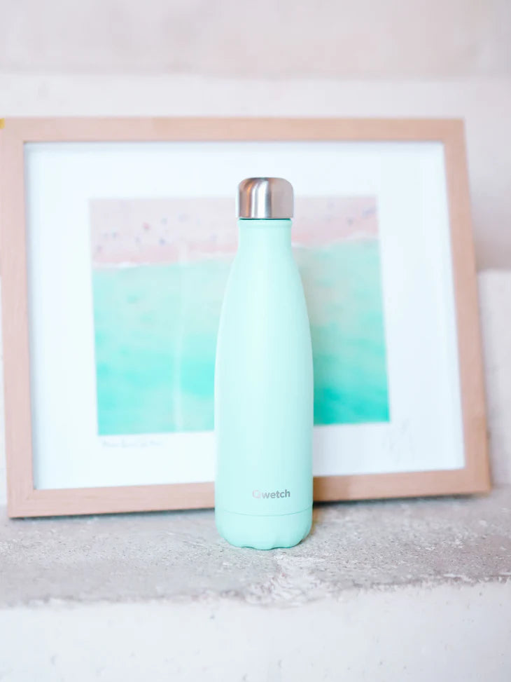Bouteille Isotherme Inox Pastel Vert 1L