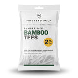110 Tees 2 3/4 bamboo bumper pack white (70mm)